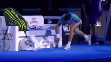 La ATP se ensaña con Alcaraz con este montaje según perdió el primer set