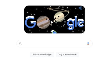 Google homenajea en su doodle la Gran Conjunci¨®n de J¨²piter y Saturno