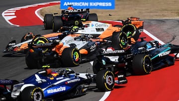 F1 Carrera Sprint del GP Estados Unidos: resumen, resultados y reacciones de Alonso y Sainz