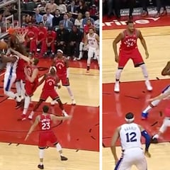 Marc Gasol sacó al huracán que lleva dentro: vea lo que le hizo a Embiid en el peor día de su vida