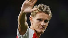 Why is Martin Ødegaard not playing for Arsenal against Manchester City in the Premier League?