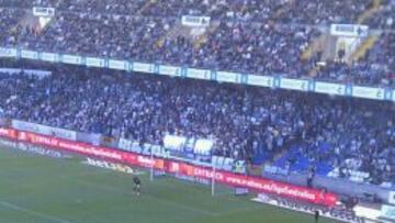 Los 'Riazor Blues' recordaron a Jimmy durante el partido