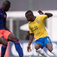 Brasil 0-0 Colombia: El portero Phelipe, la figura del partido
