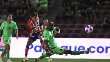 during the 14th round match between FC Juarez and Atletico San Luis as part of the Liga BBVA MX, Torneo Apertura 2024 at Olimpico Benito Juarez Stadium on October 27, 2024 in Ciudad Juarez, Chihuahua, Mexico.