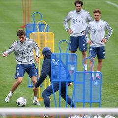 El Bayern ya entrena en grupo y empieza a pensar en el Union