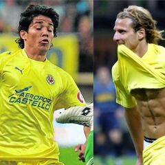 Los tres chilenos con que jugó Diego Forlán en su carrera