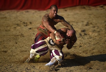 Las imágenes más salvajes del Calcio Storico Fiorentino