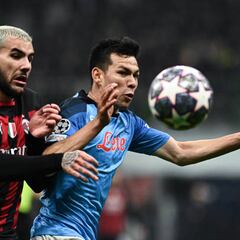 Milan derrotó 1-0 al Napoli del “Chucky” Lozano en cuartos de final de Champions League