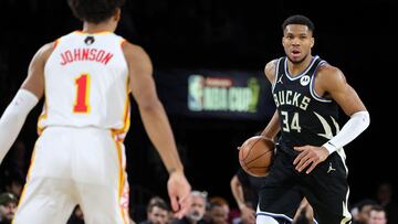 Fans have been sweating over the fitness of Giannis Antetokounmpo ahead of the NBA Cup final.