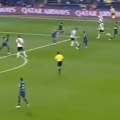 El Bernabéu ya conoce a Palacios: la pared de jugón en el 1-1