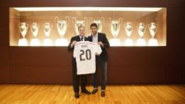 Homenaje del Madrid a Raúl por los 20 años de su debut