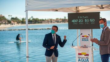 Imagen del acto de presentación de los Juegos del Agua, que reunirá varios Campeonatos de España organizados por numerosas Federaciones Españolas.