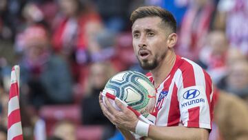 Herrera, con el Atlético.