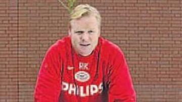 <b>AÑORADO. </b>Ronald Koeman, entrenador del PSV Eindhoven.
