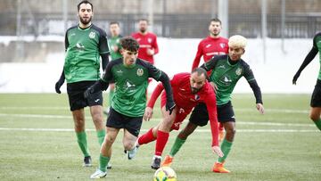 Iván Tato, jugador berciano, que juega en Andorra.