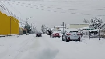 Así luce Puerto Natales tras la intensa nevazón: ¡50 centimetros!