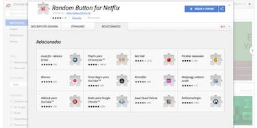 Deja que te sorprenda Netflix con reproducciones aleatorias en Chrome