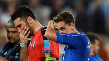 Buffon, Bonucci y Barzagli lloraron en directo: “Nadie recordará lo que fuimos”