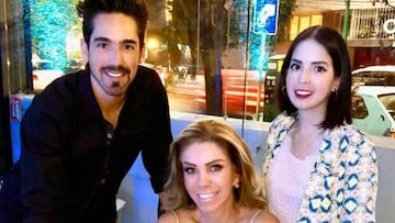 Rocío Sánchez Azuara y sus hijos