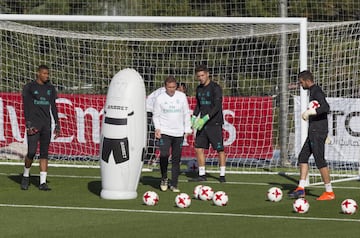 Luis Llopis, Moha, Luca Zidane y Kiko Casilla. 