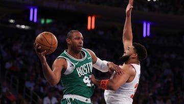 El dominicano Al Horford es uno de los múltiples jugadores de los Boston Celtics que acabó contrato luego de la eliminación en playoffs a manos de los New York Knicks.