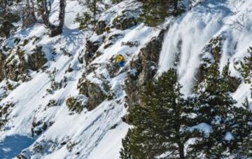 Primera de las dos pruebas que se han disputado en Vallnord-Ordino Arcalís, en la de La Portella -que tuvo lugar en la cara conocida como 'La Gomez'- el español Aymar Navarro consiguió un histórico tercer puesto.