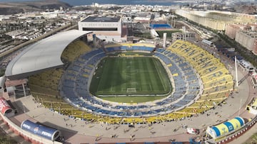 22/07/24 UD LAS PALMAS Vista aerea del Estadio Gran Canaria PANORAMICA