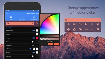 Personaliza la barra de búsqueda de tu smartphone con esta app