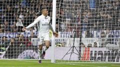 30/11/16 PARTIDO DE COPA DEL REY DIECISEISAVOS VUELTA  REAL MADRID - CULTURAL LEONESA  GOL 6-1 MARIANO ALEGRIA