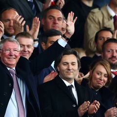 Ferguson regresa a Old Trafford por primera vez tras su operación