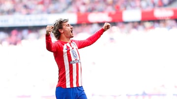 Griezmann celebra un gol del Atlético.