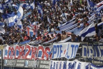 Santiago, 05 de marzo 2016.
Se realiza el banderazo de Universidad Catolica en el estadio San Carlos de Apoquindo.