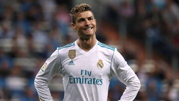 Cristiano Ronaldo con el Real Madrid.
