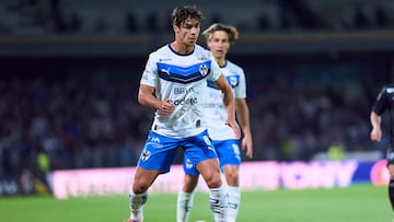during the 15th round match between Cruz Azul and Monterrey as part of the Liga BBVA MX, Torneo Apertura 2025 at Olimpico Universitario, on October 25, 2025 in Mexico City, Mexico.