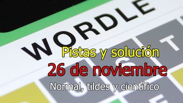 Wordle 26 de noviembre