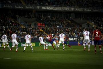 Málaga-Atlético de Madrid en imágenes