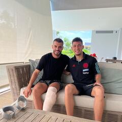 Salazar visita a Falque tras su operación