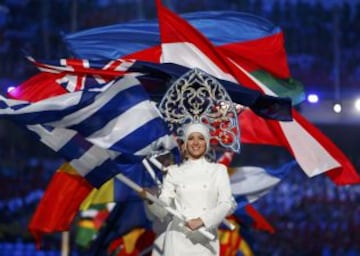 Ceremonia de clausura de los Juego Olímpicos de Invierno de Sochi 2014.