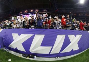 New England Patriots, campeones de la XLIX Super Bowl.