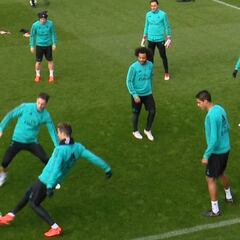 Luca Zidane ya sabe quién manda: caño de Cristiano y "¡Uuuh!"