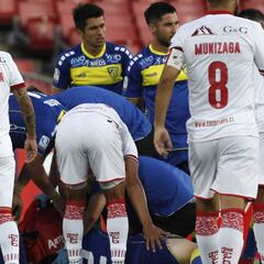 El duro choque que preocupó a todos en el Estadio Nacional