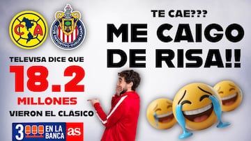 3 en la banca EN VIVO: 18.2 millones vieron el Clásico Nacional... ¿Les creemos?