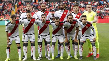 Once inicial del Rayo Vallecano.