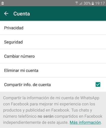 Los acuerdos que Facebook obligó a aceptar a todos los s de WhatsApp si querían seguir usando la app