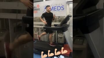 Así trabaja 'Torta' Opazo para acelerar su recuperación