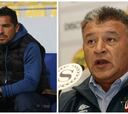 Héctor Tapia y Claudio Borghi son seguidos por un gigante peruano