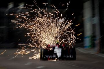 Yuki Tsunoda de AlphaTauri durante el Gran Premio de Singapur de Fórmula 1 disputado en el circuito de Marina Bay.