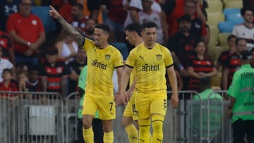 Javier Cabrera, exjugador del Toluca, anotó el gol con el que Peñarol eliminó a Flamengo.