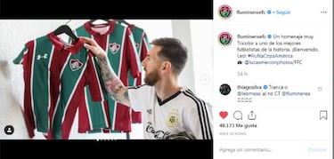 Thiago Silva bromea con 'Flu': "Encerrad a Messi en la ciudad deportiva"