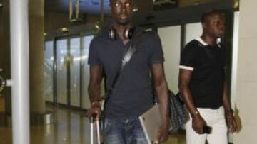 Gomis a su llegada a Valencia.
